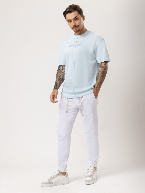 T-SHIRT OVER SIZE Light-Blue / XXS