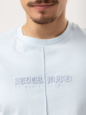 T-SHIRT OVER SIZE Light-Blue / XXS