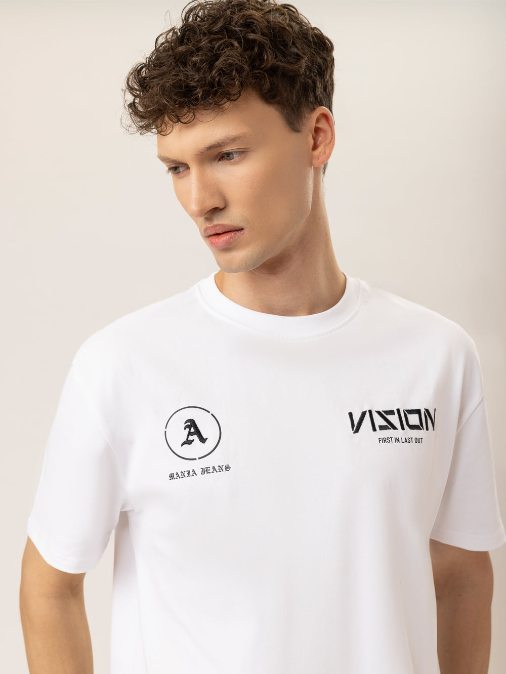 T-SHIRT OVER SIZE White / XXS