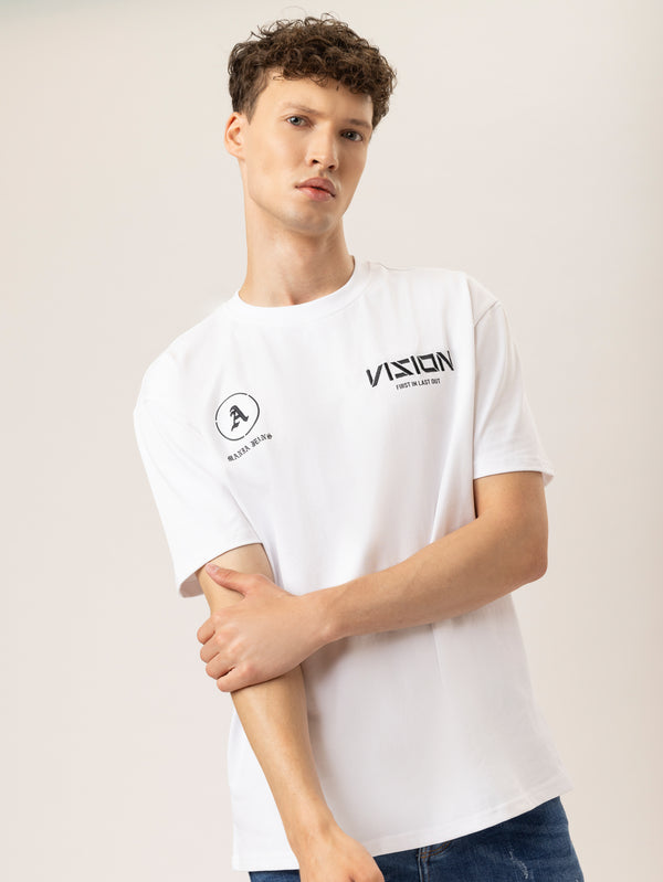 T-SHIRT OVER SIZE White / XXS