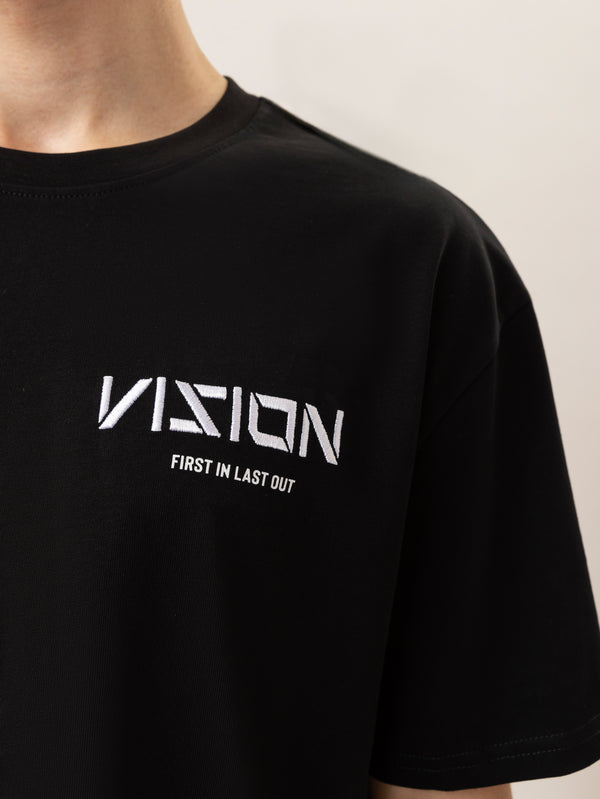 T-SHIRT OVER SIZE Black / XXS