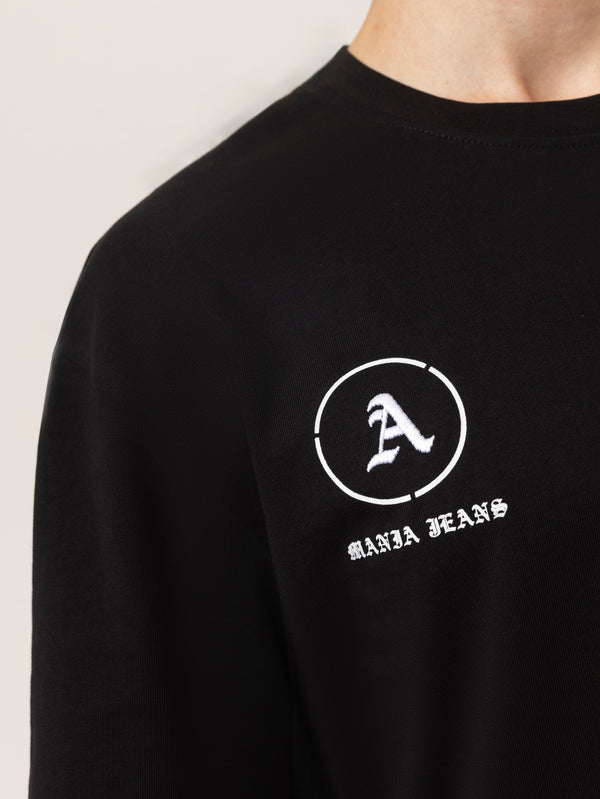 T-SHIRT OVER SIZE Black / XXS