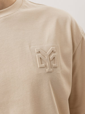 T-SHIRT OVER SIZE Cream / XXS
