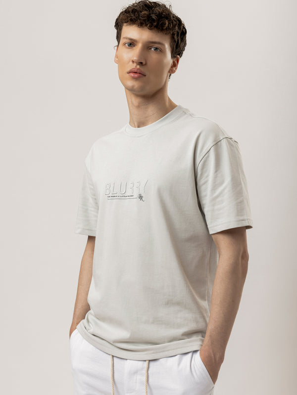 T-SHIRT OVER SIZE Gray / XXS