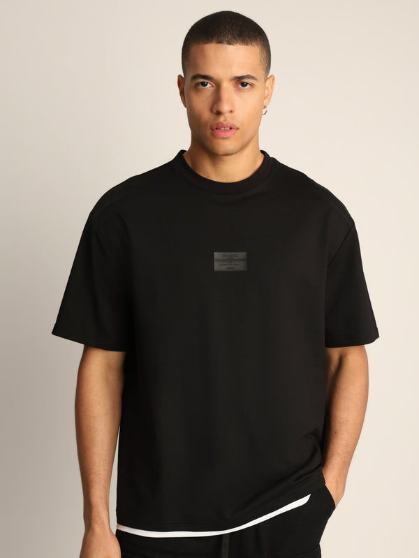 T-SHIRT OVER SIZE Black / XXS