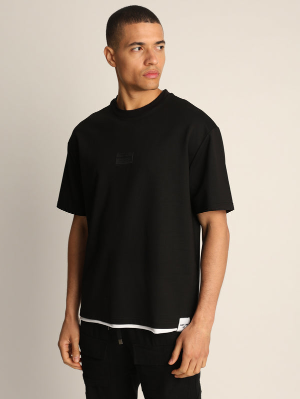 T-SHIRT OVER SIZE Black / XXS