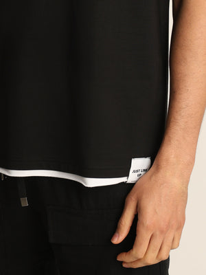 T-SHIRT OVER SIZE Black / XXS