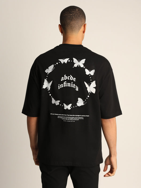 T-SHIRT OVER SIZE Black / XXS