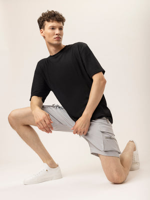 T-SHIRT OVER SIZE Black / XXS
