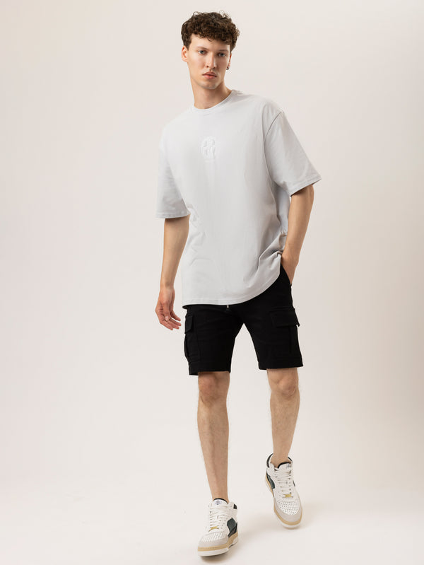 T-SHIRT OVER SIZE Light Gray / XXS