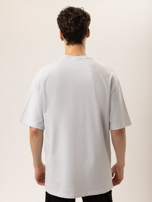 T-SHIRT OVER SIZE Light Gray / XXS
