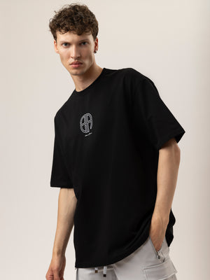 T-SHIRT OVER SIZE Black / XXS