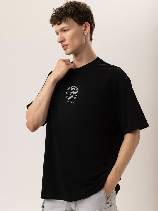 T-SHIRT OVER SIZE Black / XXS