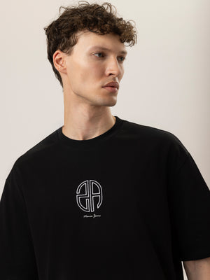 T-SHIRT OVER SIZE Black / XXS