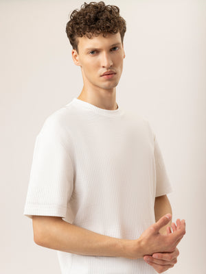 T-SHIRT OVER SIZE Cream / XXS