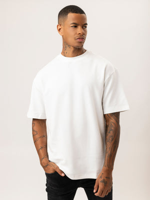T-SHIRT OVER SIZE Cream / XXS