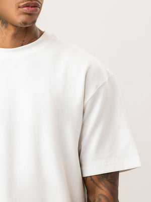 T-SHIRT OVER SIZE Cream / XXS