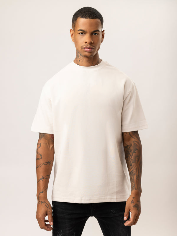 T-SHIRT OVER SIZE Stone / XXS