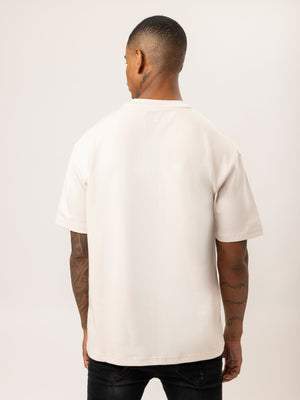 T-SHIRT OVER SIZE Stone / XXS