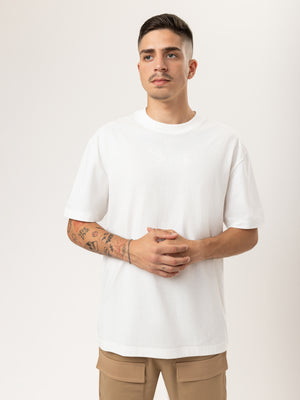 T-SHIRT OVER SIZE Cream / XXS