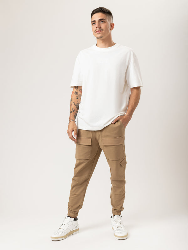 T-SHIRT OVER SIZE Cream / XXS