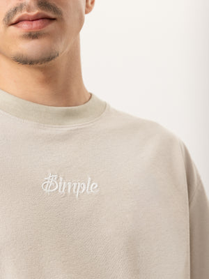 T-SHIRT OVER SIZE Stone / XXS