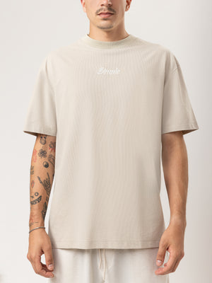 T-SHIRT OVER SIZE Stone / XXS