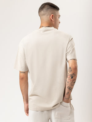T-SHIRT OVER SIZE Stone / XXS