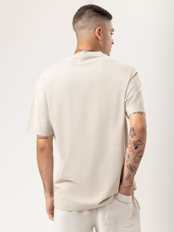 T-SHIRT OVER SIZE Stone / XXS