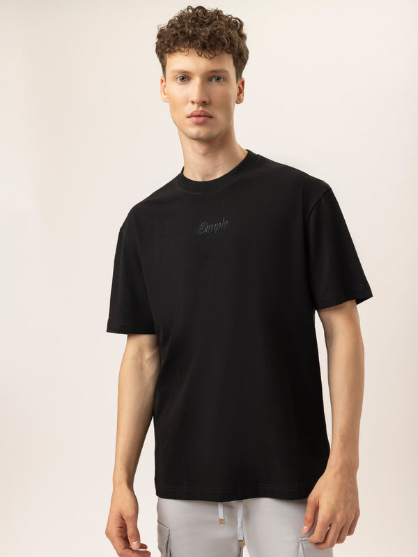 T-SHIRT OVER SIZE Black / XXS