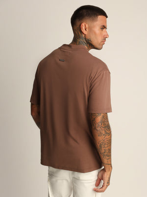 T-SHIRT OVER SIZE Brown / XXS