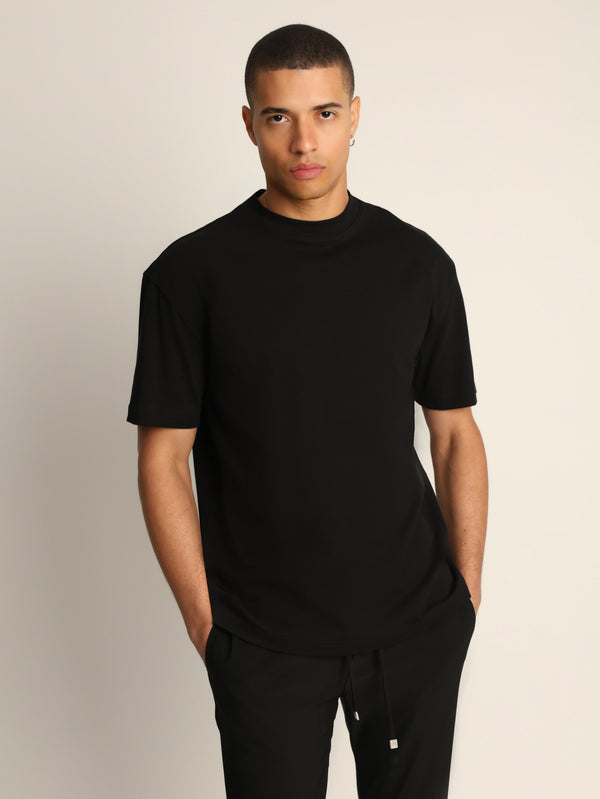 T-SHIRT OVER SIZE Black / XXS
