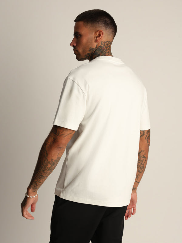 T-SHIRT OVER SIZE Cream / XXS