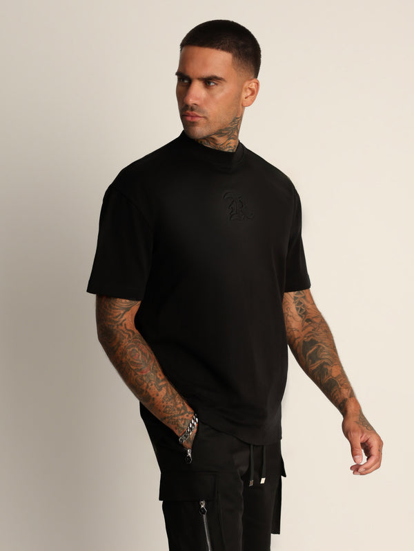 T-SHIRT OVER SIZE Black / XXS
