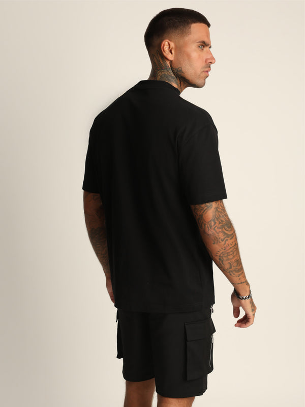 T-SHIRT OVER SIZE Black / XXS