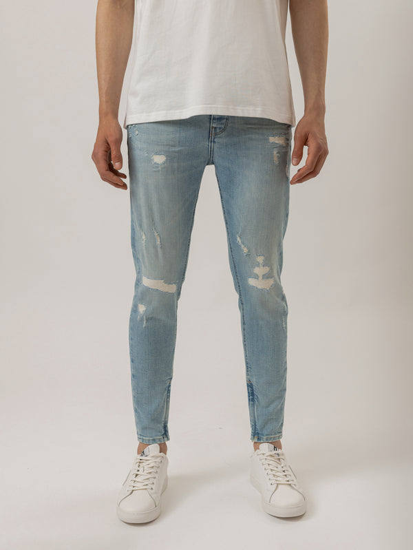 FASHION JEANS Light Blue / 38