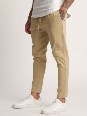 WOVEN PANTS Beige / 46