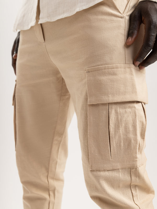 CARGO PANTS Stone / 46