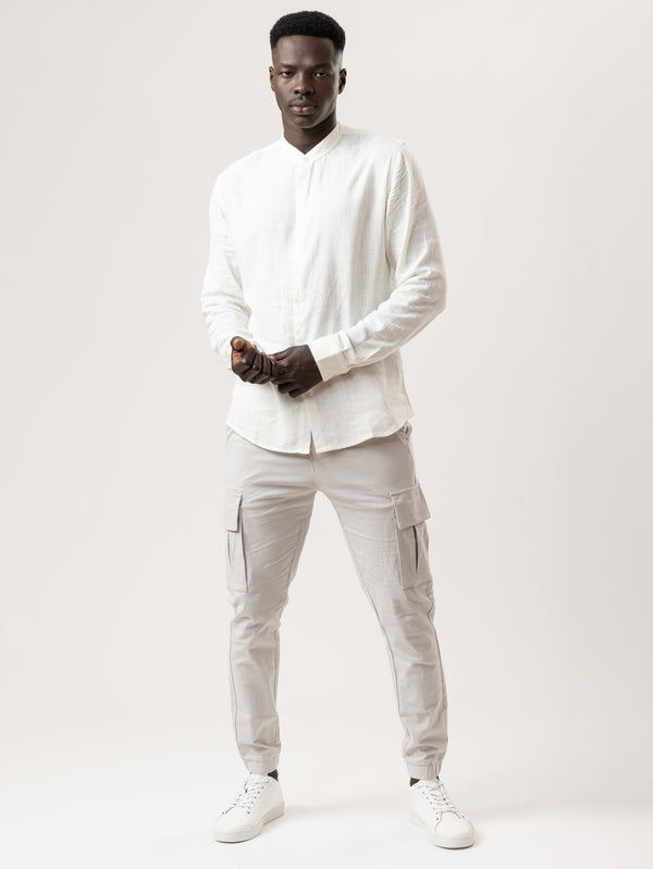 CARGO PANTS Light Gray / 46
