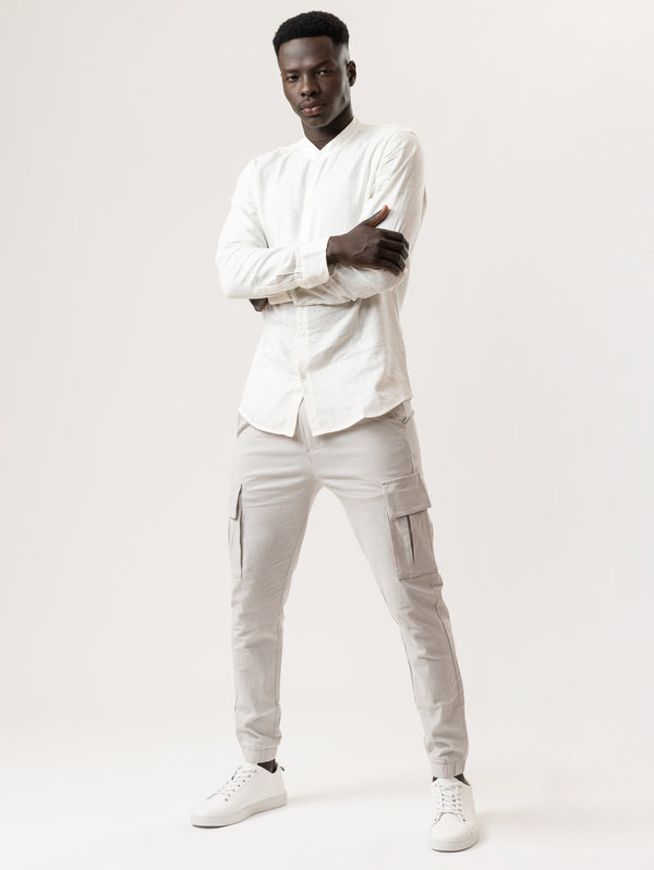 CARGO PANTS Light Gray / 46