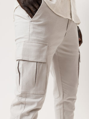 CARGO PANTS Light Gray / 46