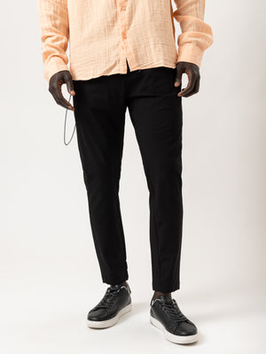 WOVEN PANTS Black / 46