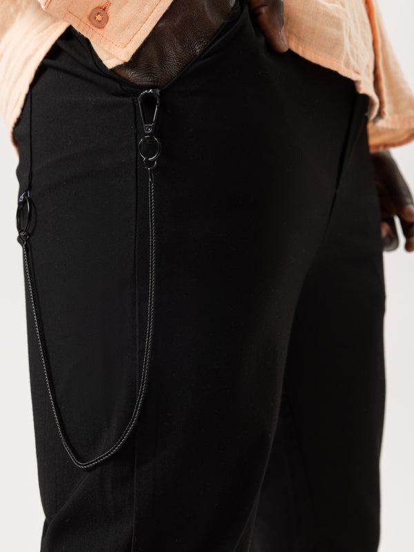 WOVEN PANTS Black / 46