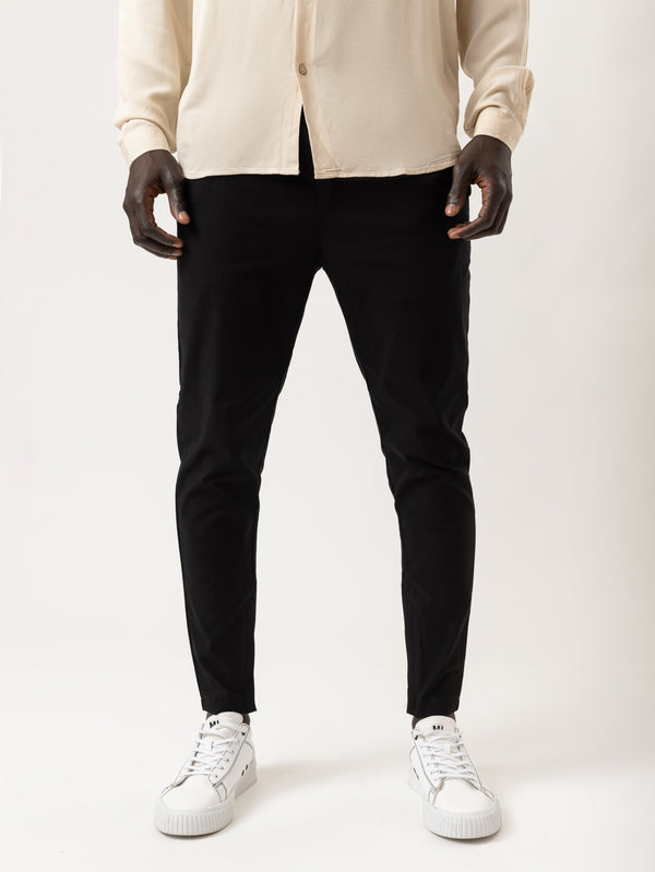 WOVEN PANTS Black / 46