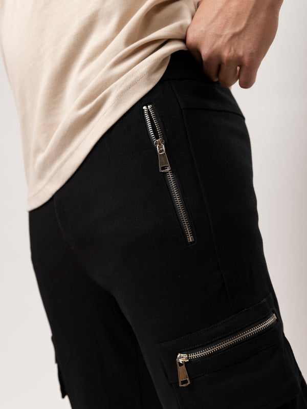 CARGO PANTS Black / 46