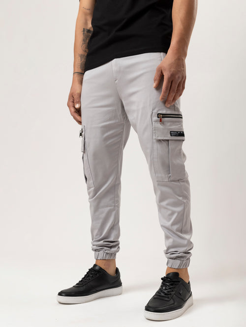 CARGO PANTS Light Gray / 46