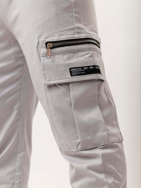 CARGO PANTS Light Gray / 46