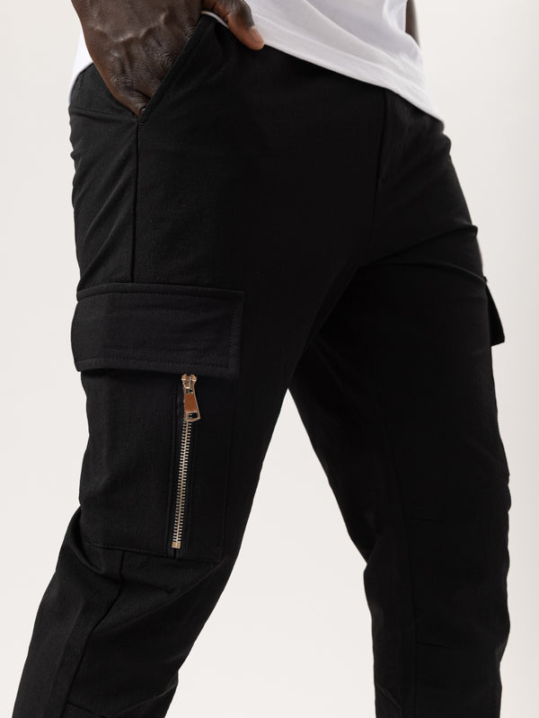 CARGO PANTS Black / 46