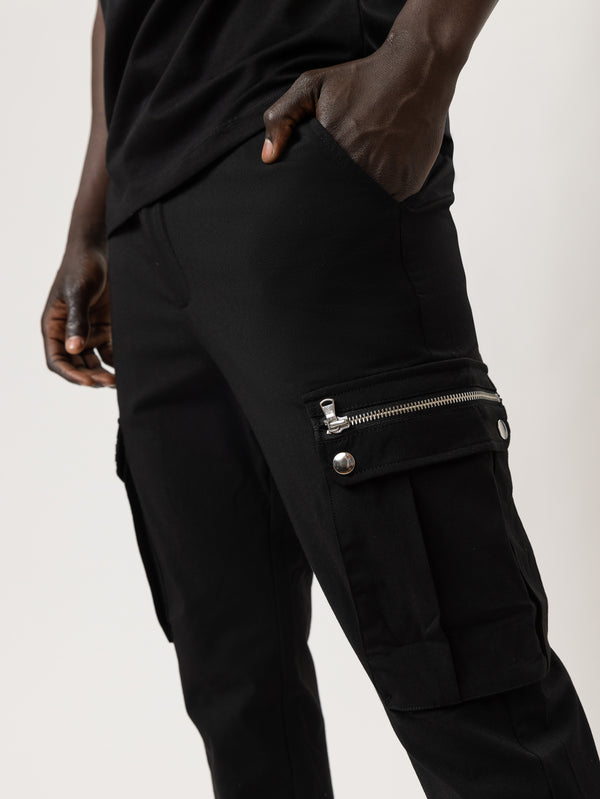 CARGO PANTS Black / 46