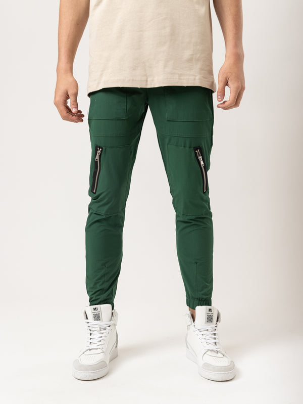 CARGO PANTS Bottle Green / 46